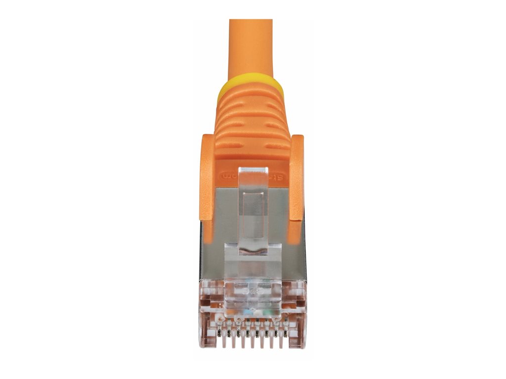 StarTech.com 10ft Orange CAT6a Ethernet Cable, Snagless, S/FTP, 10G, LSZH - Patch cable - RJ-45 (M) to RJ-45 (M) - 10 ft - 0.2 NLOR-10F-CAT6A-PATCH