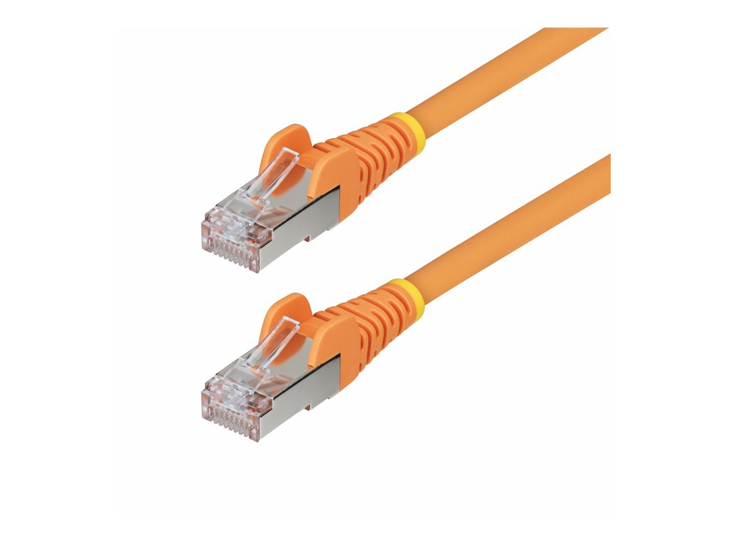 StarTech.com 10ft Orange CAT6a Ethernet Cable, Snagless, S/FTP, 10G, LSZH - Patch cable - RJ-45 (M) to RJ-45 (M) - 10 ft - 0.2 NLOR-10F-CAT6A-PATCH