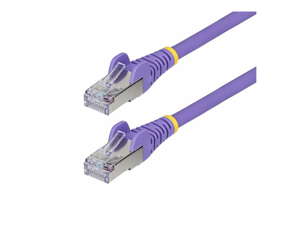 StarTech.com 10ft Purple CAT6a Ethernet Cable, Snagless, S/FTP, 10G, LSZH - Patch cable - RJ-45 (M) to RJ-45 (M) - 10 ft - 0.2 NLPL-10F-CAT6A-PATCH