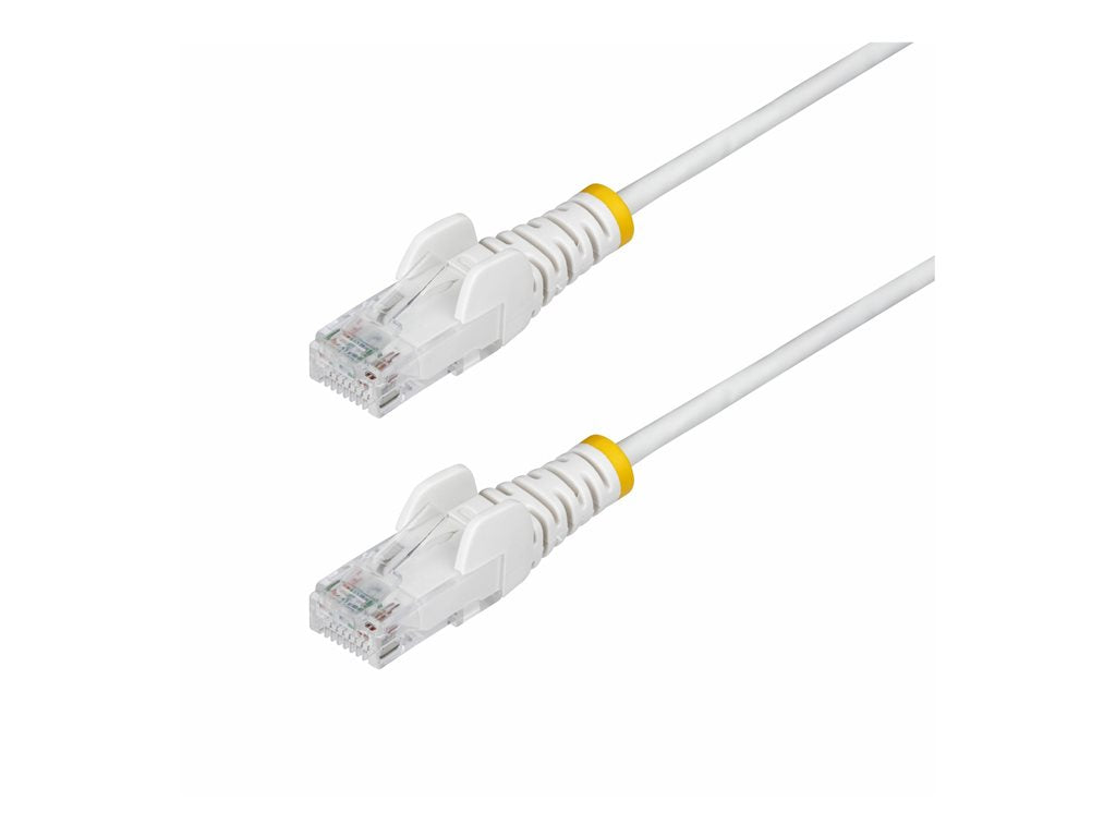 StarTech.com 10ft White Slim CAT6 Ethernet Cable, Snagless, 28AWG, LSZH - Patch cable - RJ-45 (M) to RJ-45 (M) - 10 ft - 0.1 N6PAT10WHS