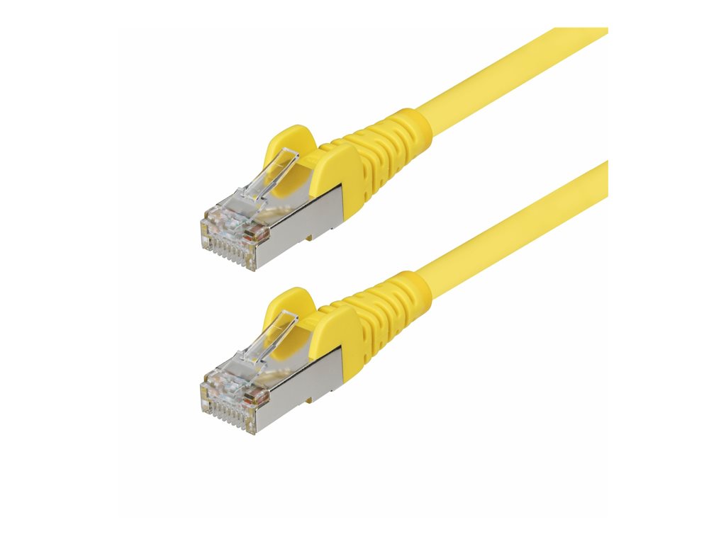 StarTech.com 10ft Yellow CAT6a Ethernet Cable, Snagless, S/FTP, 10G, LSZH - Patch cable - RJ-45 (M) to RJ-45 (M) - 10 ft - 0.2 NLYL-10F-CAT6A-PATCH