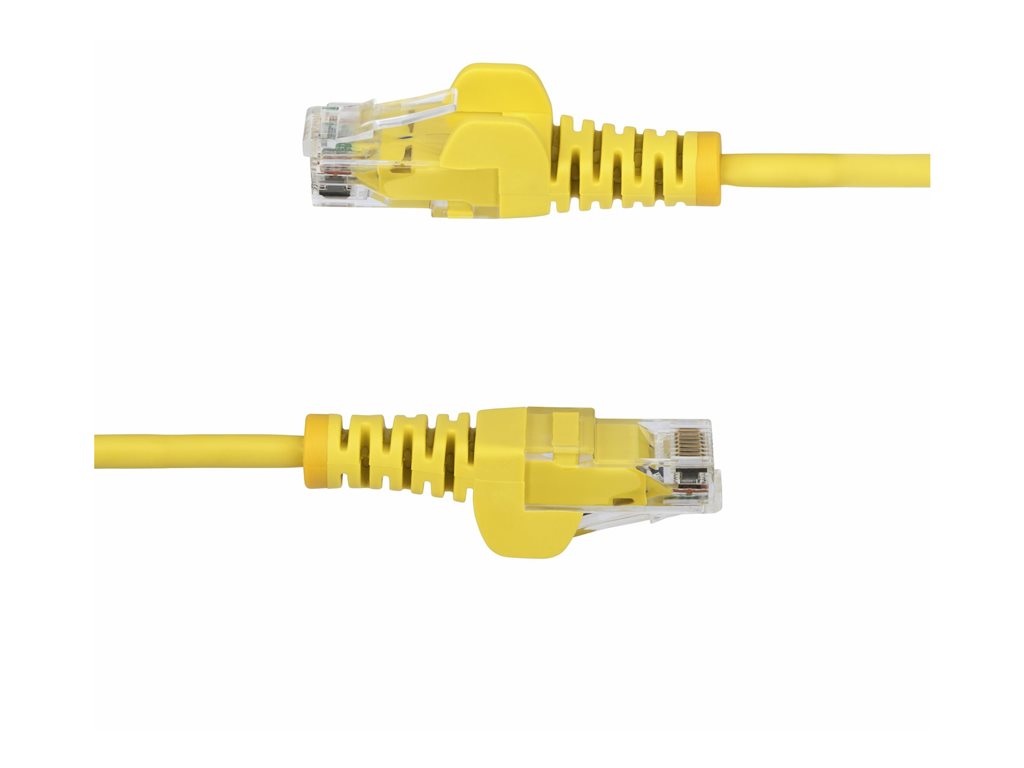 StarTech.com 10ft Yellow Slim CAT6 Ethernet Cable, Snagless, 28AWG, LSZH - Patch cable - RJ-45 (M) to RJ-45 (M) - 10 ft - 0.1 N6PAT10YLS