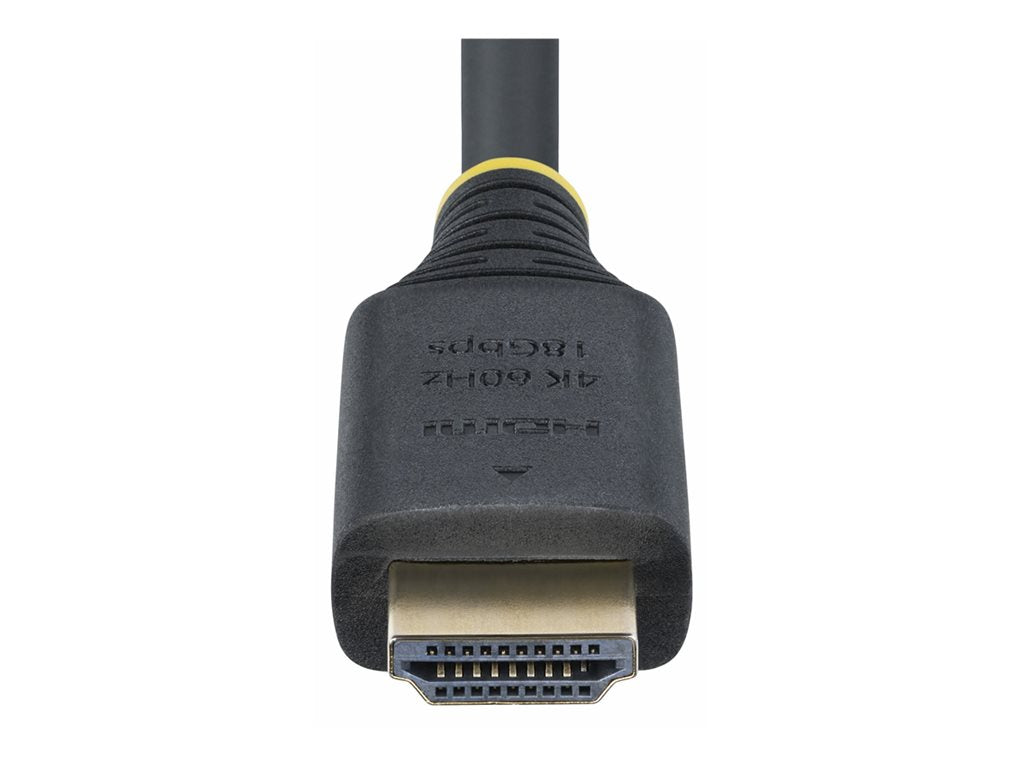 StarTech.com 12ft (3.6m) Premium Certified High Speed HDMI Cable, 4K60Hz - Premium High Speed - HDMI cable with Ethernet - HDMI HDMI2-CABLE-4K60-12F