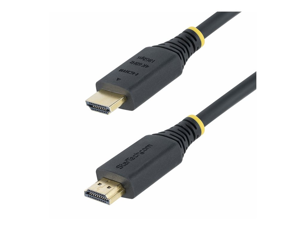 StarTech.com 15ft (4.5m) Premium Certified High Speed HDMI Cable, 4K60Hz - Premium High Speed - HDMI cable with Ethernet - HDMI HDMI2-CABLE-4K60-15F