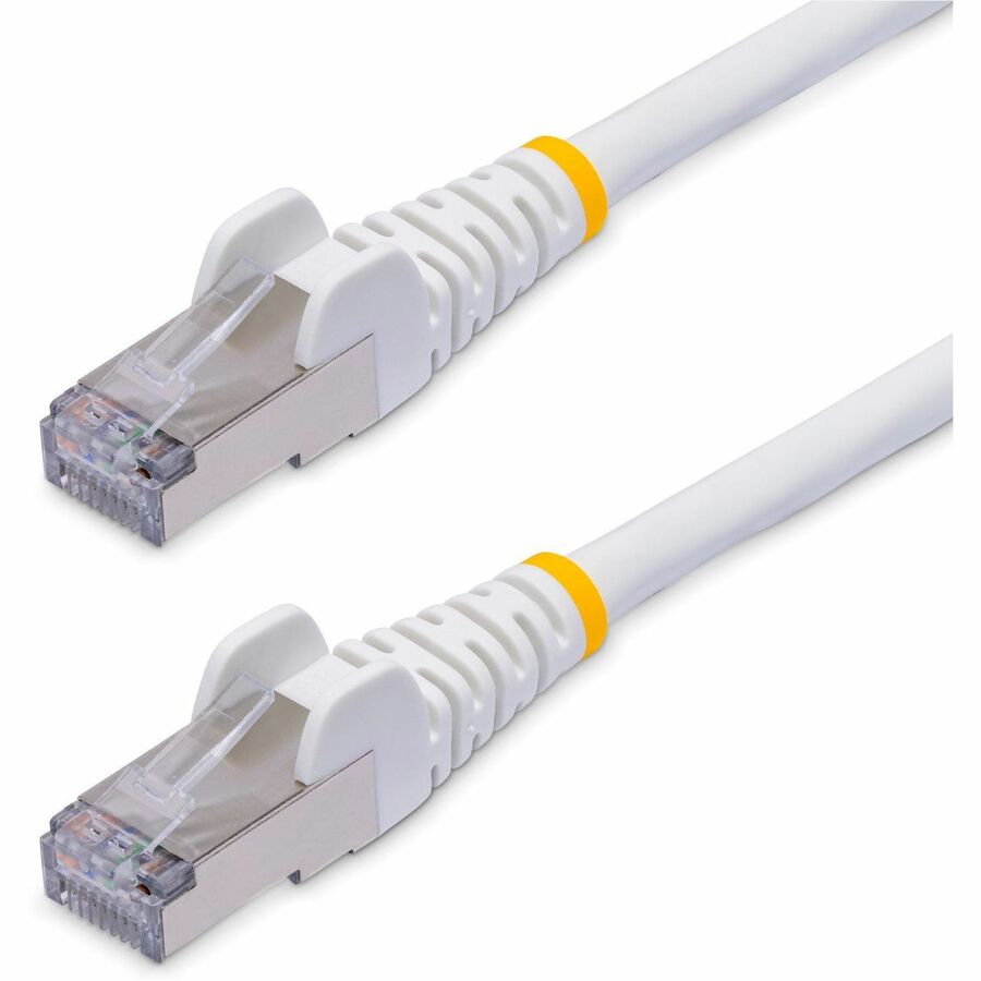 StarTech.com 15ft White CAT8 Ethernet Cable, Snagless RJ45, 25G/40G 2000MHz, 100W PoE, NLWH-15F-CAT8-PATCH