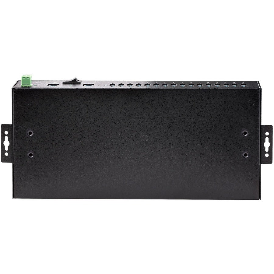 StarTech.com 16-Port Industrial USB 3.0 Hub 5Gbps, Mountable, Terminal Block Power Up to
