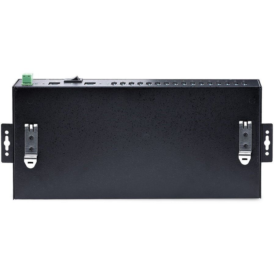 StarTech.com 16-Port Industrial USB 3.0 Hub 5Gbps, Mountable, Terminal Block Power Up to