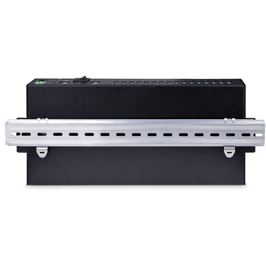 StarTech.com 16-Port Industrial USB 3.0 Hub 5Gbps, Mountable, Terminal Block Power Up to