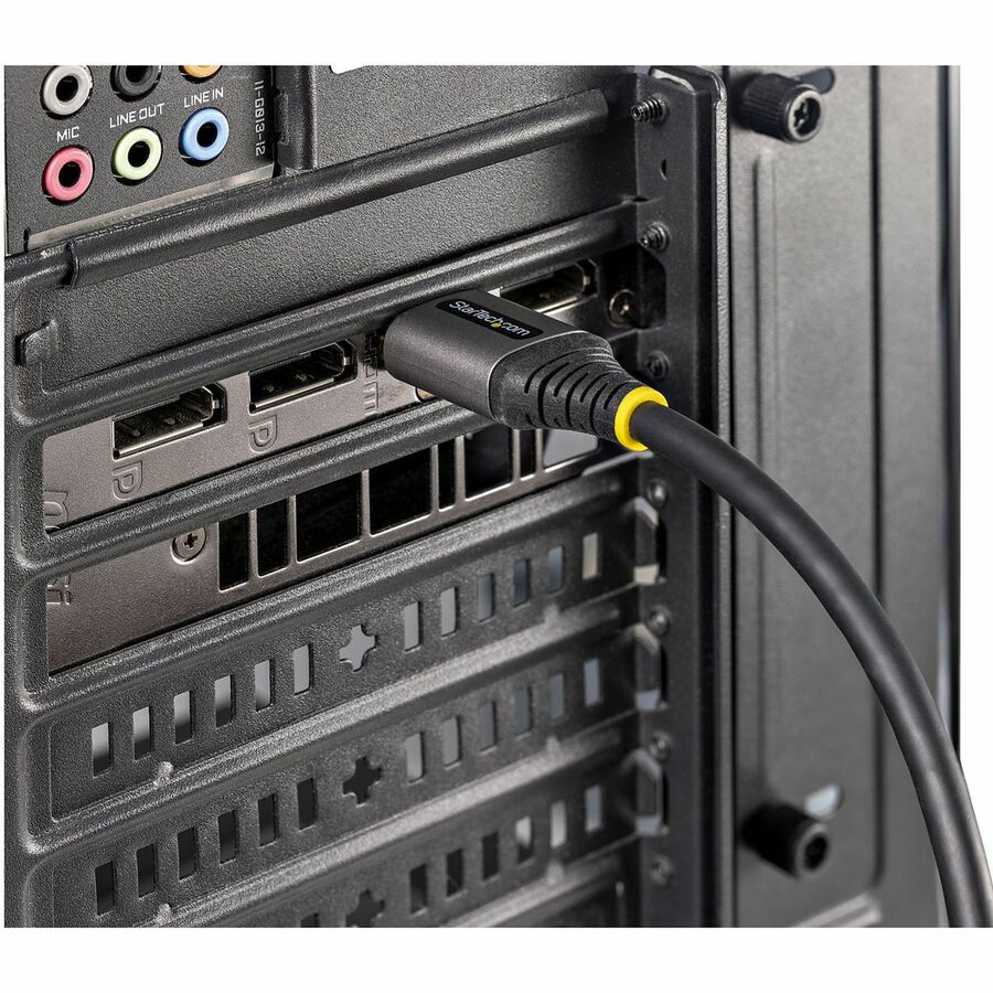 StarTech.com 16ft (5m) Premium Certified HDMI 2.0 Cable, High Speed Ultra HD 4K 60Hz HDMI Cable w/ Ethernet, HDR10, UHD HDMI Monitor Cord HDMMV5M