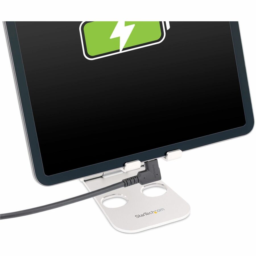 StarTech.com 1.6ft (50cm) Rugged Right Angle USB-C Cable, USB 3.2 Gen 2 (10 Gbps), USB C