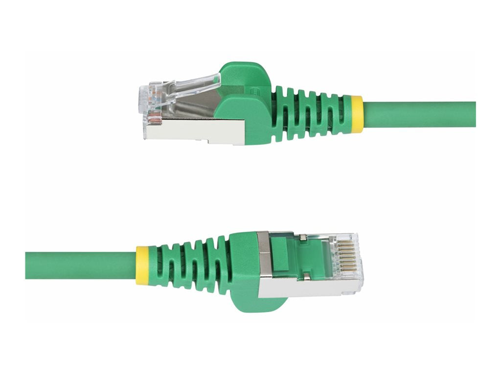 StarTech.com 1ft Green CAT6a Ethernet Cable, Snagless, S/FTP, 10G, LSZH - Patch cable - RJ-45 (M) to RJ-45 (M) - 1 ft - 0.2 in NLGN-1F-CAT6A-PATCH
