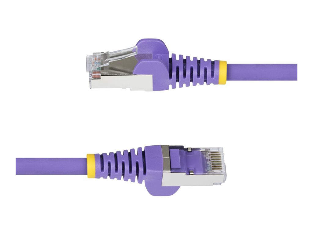 StarTech.com 1ft Purple CAT6a Ethernet Cable, Snagless, S/FTP, 10G, LSZH - Patch cable - RJ-45 (M) to RJ-45 (M) - 1 ft - 0.2 NLPL-1F-CAT6A-PATCH