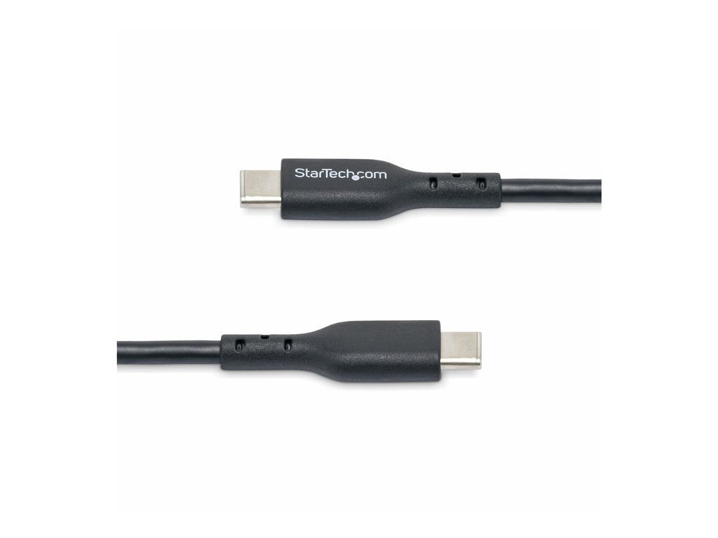 StarTech.com 1m (3ft) USB C Charging Cable, USB-C Cable, USB 2.0 Type-C Laptop Charger Cord, 60W 3A Power Delivery, TPE Jacket, USB2CC1MNC