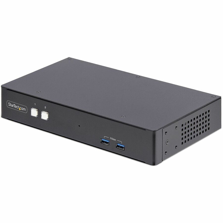 StarTech.com 2-Port Dual-Monitor DisplayPort KVM Switch, RS232 Serial Control, 4K 60Hz, 2x P2DD46A22-KVM-SWITCH