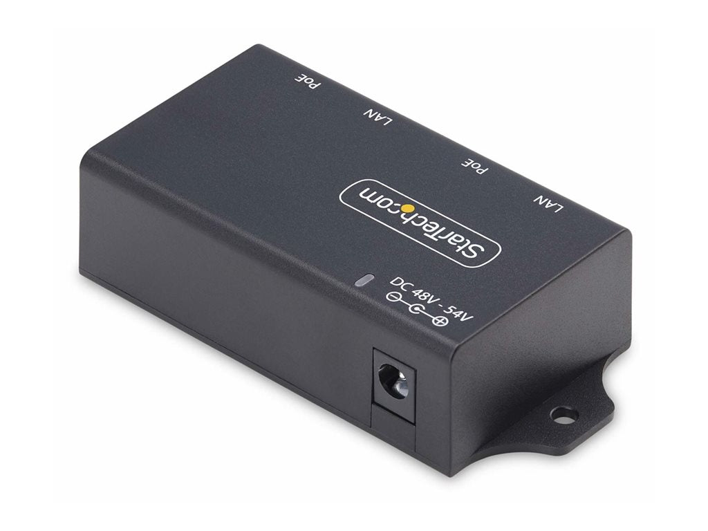 StarTech.com 2-Port Gigabit PoE+ Injector, PoE/PoE+ (802.3af/802.3at) 30W - PoE injector - unmanaged inline - DC 48 - 52 V - AF221C-POE-INJECTOR