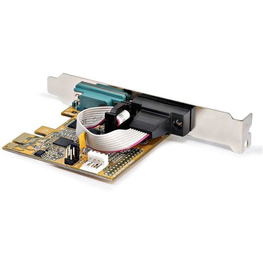 StarTech.com 2-Port PCI Express Serial Card, Dual Port PCIe to RS232 (DB9) Serial Card,