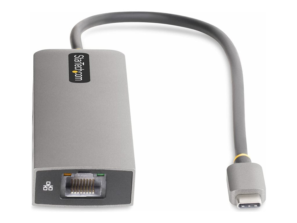StarTech.com 3-Port USB-C Hub with 2.5 Gigabit Ethernet and 100W Power Delivery Passthrough Laptop Charging, USB-C to 2x USB-A/1x 10G2A1C25EPD-USB-HUB