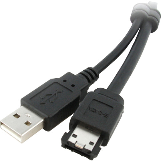 StarTech.com 3 ft eSATA and USB A to Power eSATA Cable - M/M ESATAUSBMM3
