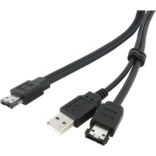 StarTech.com 3 ft eSATA and USB A to Power eSATA Cable - M/M ESATAUSBMM3