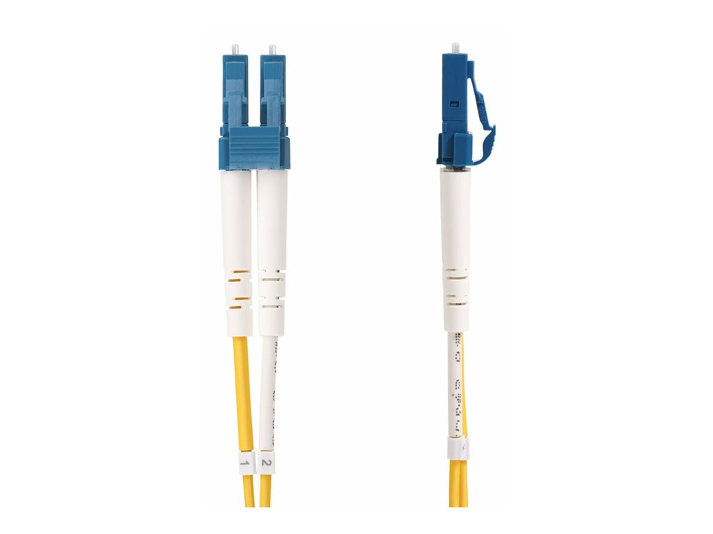 StarTech.com 30m (98ft) LC to SC (UPC) OS2 Single Mode Duplex Fiber Optic Cable, 9/125ï¿½m, Laser Optimized, 10G, Bend