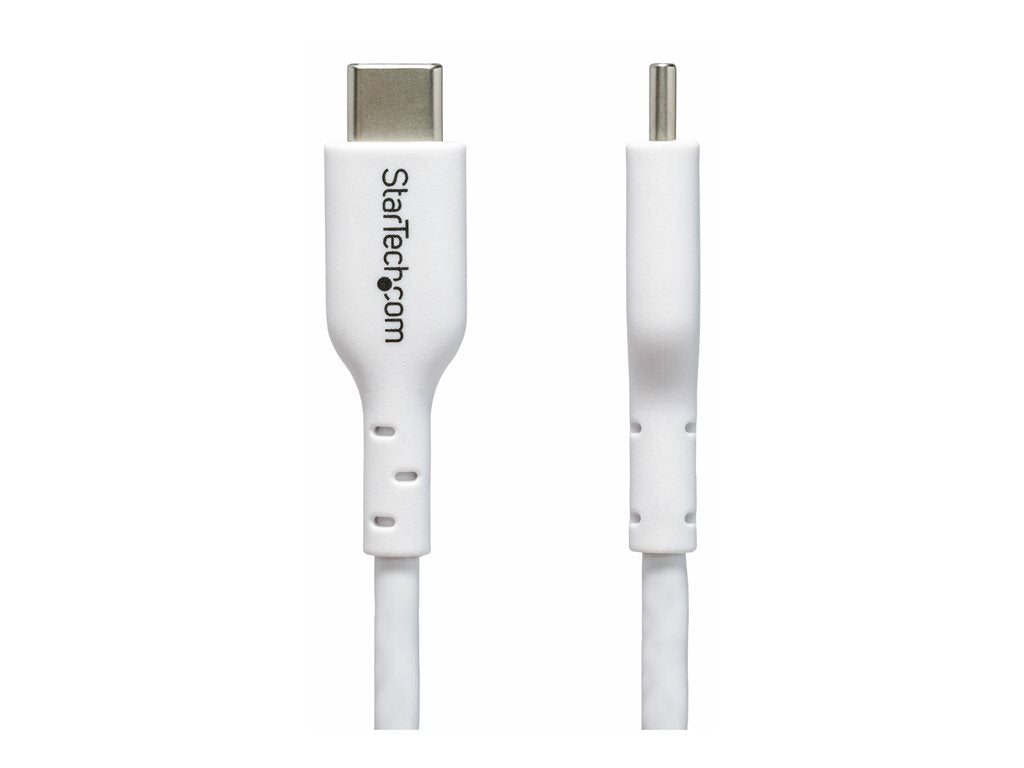 StarTech.com 3.3ft (1m) USB-C Charging Cable, Charge & Sync, 60W (3A) PD, USB 2.0 Laptop Charger Cable - White USB C Charging USB2CC1MNCWHE