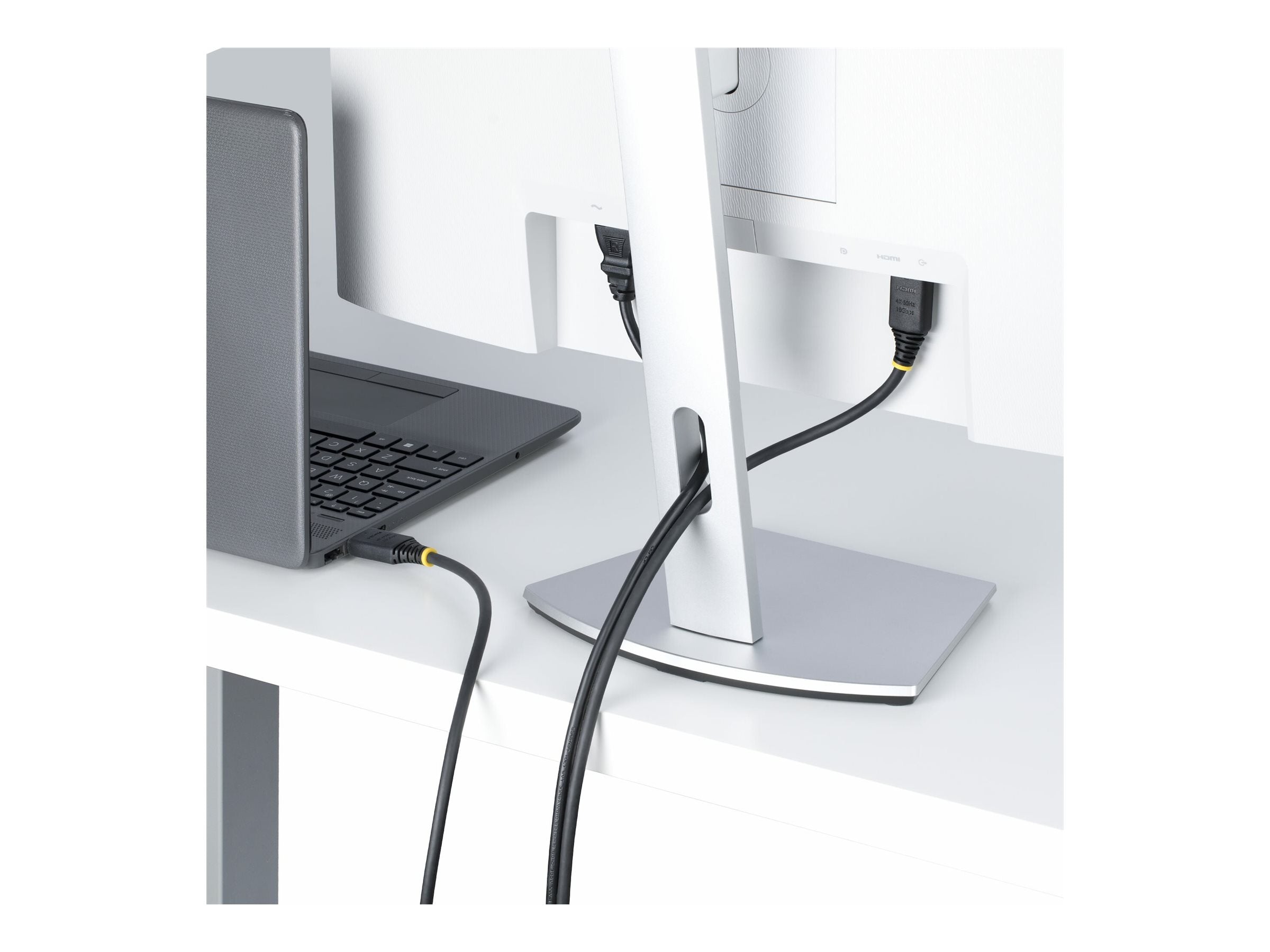 StarTech.com 3ft (0.9m) Premium Certified High Speed HDMI Cable, 4K60Hz - Premium High Speed - HDMI cable with Ethernet - HDMI HDMI2-CABLE-4K60-3F