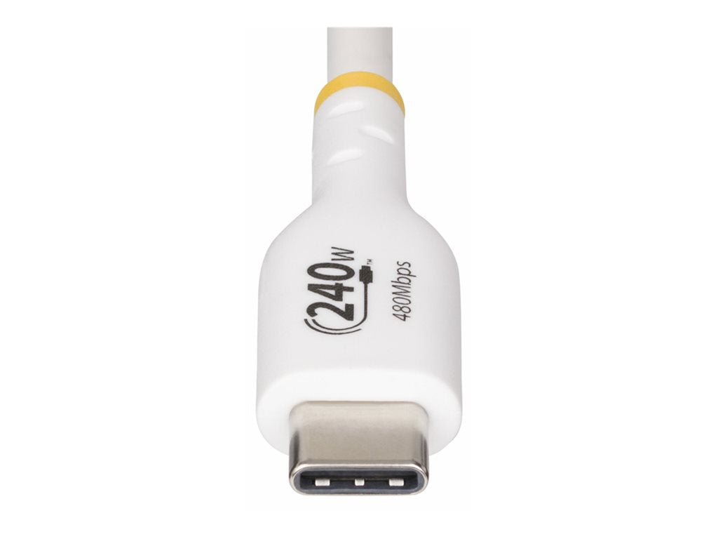 StarTech.com 3ft USB C Charging Cable, USB-IF Certified USB-C Cable, 240W - USB cable - 24 pin USB-C (M) to 24 pin USB-C (M) USB2EPR3FW