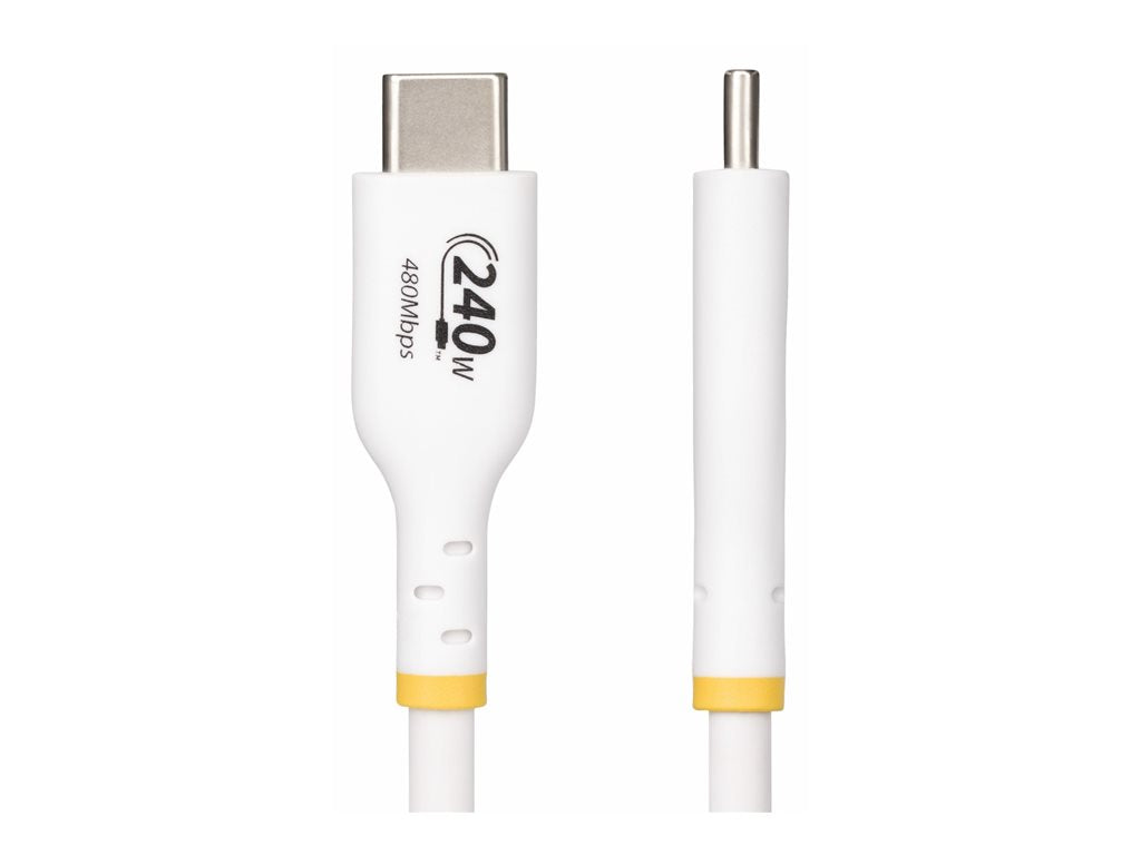 StarTech.com 3ft USB C Charging Cable, USB-IF Certified USB-C Cable, 240W - USB cable - 24 pin USB-C (M) to 24 pin USB-C (M) USB2EPR3FW