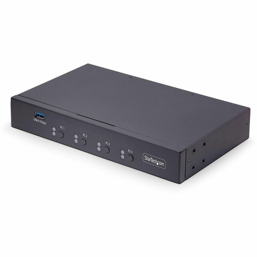 StarTech.com 4-Port KM Switch with Mouse Roaming, USB 3.0 Keyboard/Mouse Switcher for 4 P4A20132-KM-SWITCH