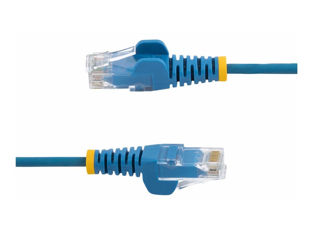 StarTech.com 5ft Blue Slim CAT6 Ethernet Cable, Snagless, 28AWG, LSZH - Patch cable - RJ-45 (M) to RJ-45 (M) - 5 ft - 0.1 in N6PAT5BLS