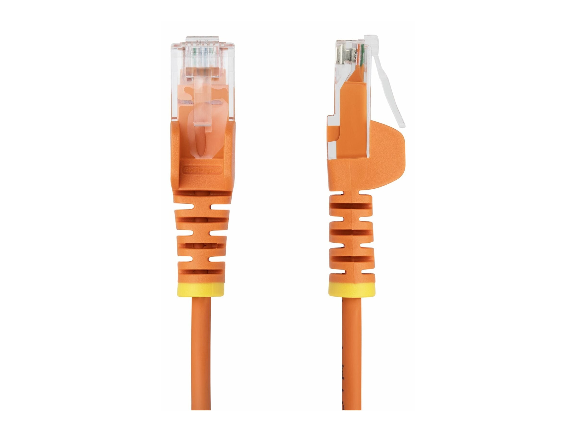 StarTech.com 5ft Orange Slim CAT6 Ethernet Cable, Snagless, 28AWG, LSZH - Patch cable - RJ-45 (M) to RJ-45 (M) - 5 ft - UTP - N6PAT5ORS