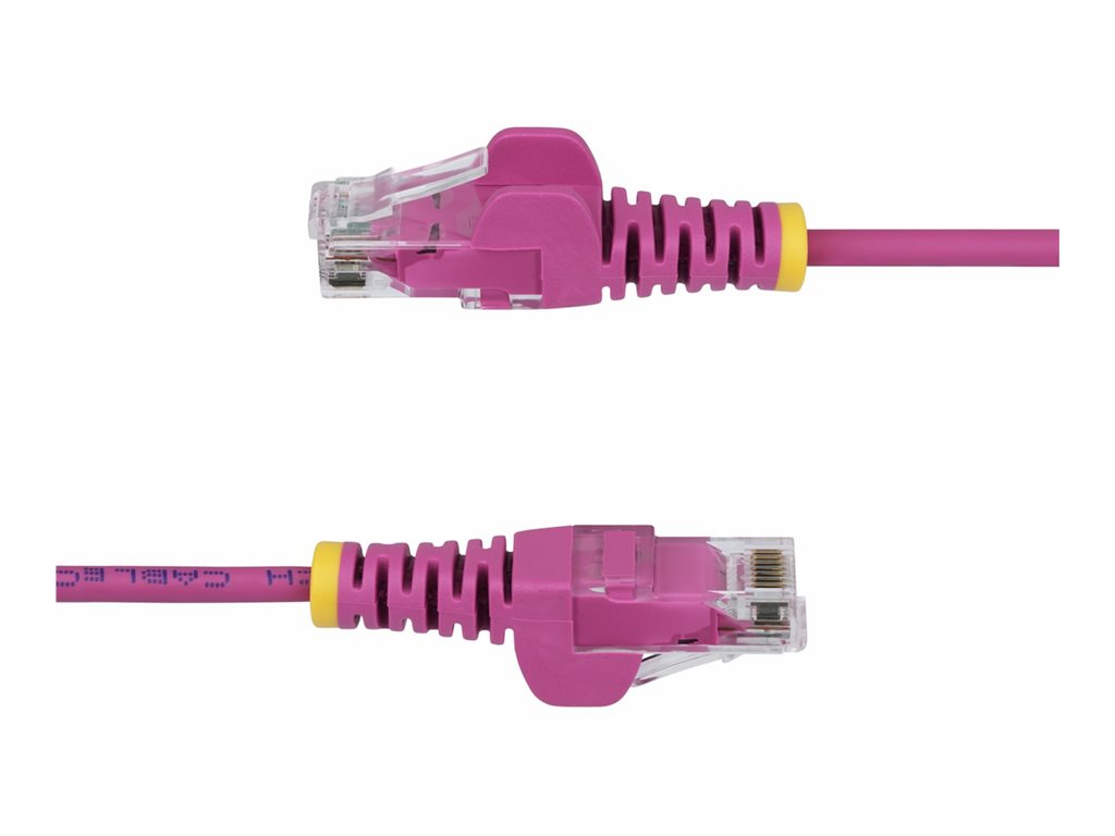 StarTech.com 5ft Pink Slim CAT6 Ethernet Cable, Snagless, 28AWG, LSZH - Patch cable - RJ-45 (M) to RJ-45 (M) - 5 ft - UTP - CAT N6PAT5PKS