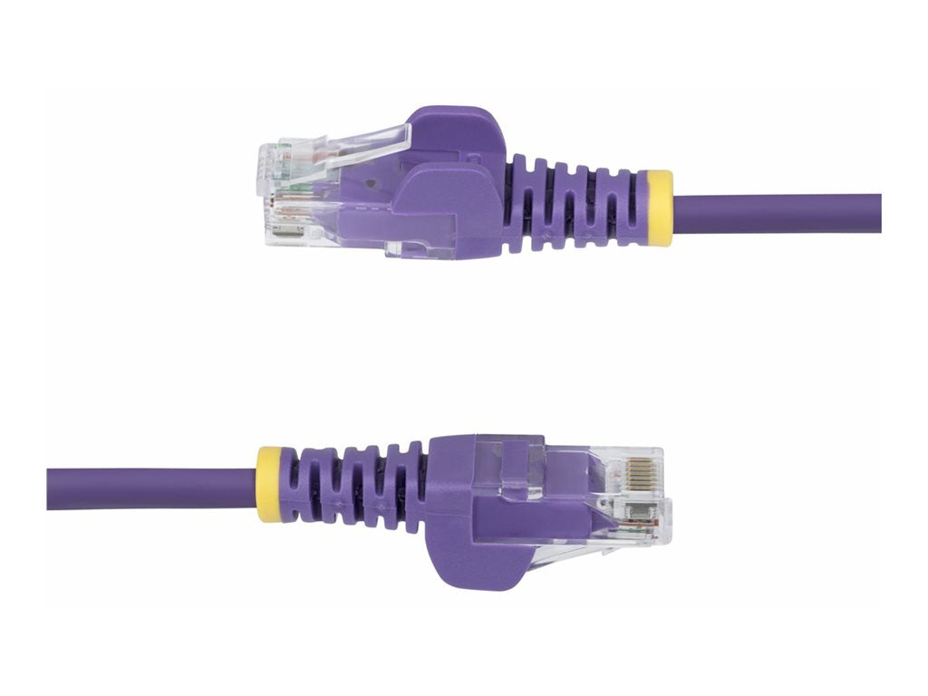 StarTech.com 5ft Purple Slim CAT6 Ethernet Cable, Snagless, 28AWG, LSZH - Patch cable - RJ-45 (M) to RJ-45 (M) - 5 ft - UTP - N6PAT5PLS
