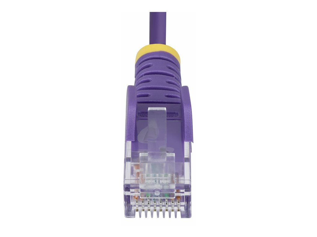 StarTech.com 5ft Purple Slim CAT6 Ethernet Cable, Snagless, 28AWG, LSZH - Patch cable - RJ-45 (M) to RJ-45 (M) - 5 ft - UTP - N6PAT5PLS