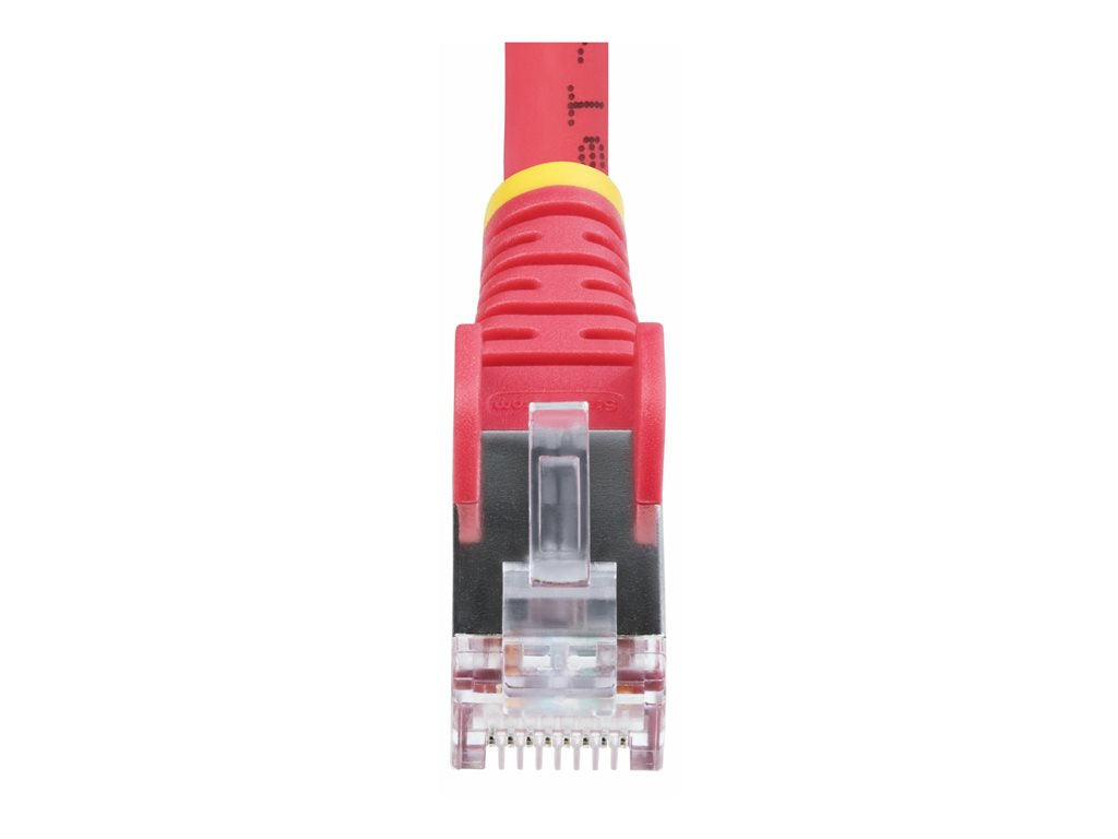 StarTech.com 5ft Red CAT6a Ethernet Cable, Snagless, S/FTP, 10G, LSZH - Patch cable - RJ-45 (M) to RJ-45 (M) - 5 ft - 0.2 in NLRD-5F-CAT6A-PATCH
