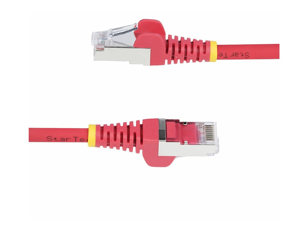 StarTech.com 5ft Red CAT6a Ethernet Cable, Snagless, S/FTP, 10G, LSZH - Patch cable - RJ-45 (M) to RJ-45 (M) - 5 ft - 0.2 in NLRD-5F-CAT6A-PATCH