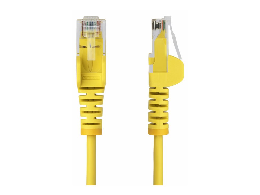 StarTech.com 5ft Yellow Slim CAT6 Ethernet Cable, Snagless, 28AWG, LSZH - Patch cable - RJ-45 (M) to RJ-45 (M) - 5 ft - 0.1 in N6PAT5YLS