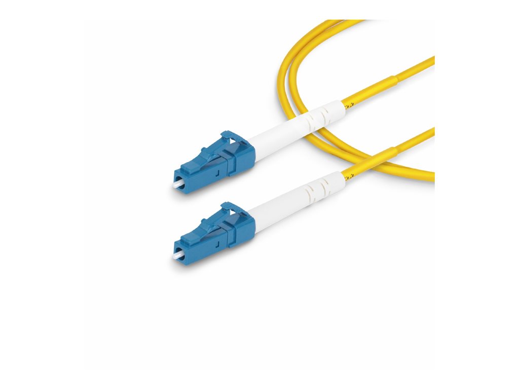 StarTech.com 5m (16.4ft) LC to LC (UPC) OS2 Single Mode Simplex Fiber Optic Cable, 9/125ï¿½m, Laser Optimized, 40G/100G,