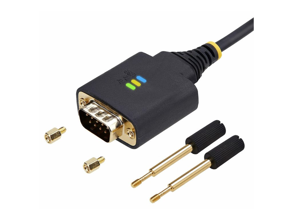 StarTech.com 6.6ft/2m USB to Null Modem Serial Adapter Cable, FTDI, RS232 - USB / serial cable - USB (M) to DB-9 (M) - 6.6 ft 1P6FFCN-USB-SERIAL