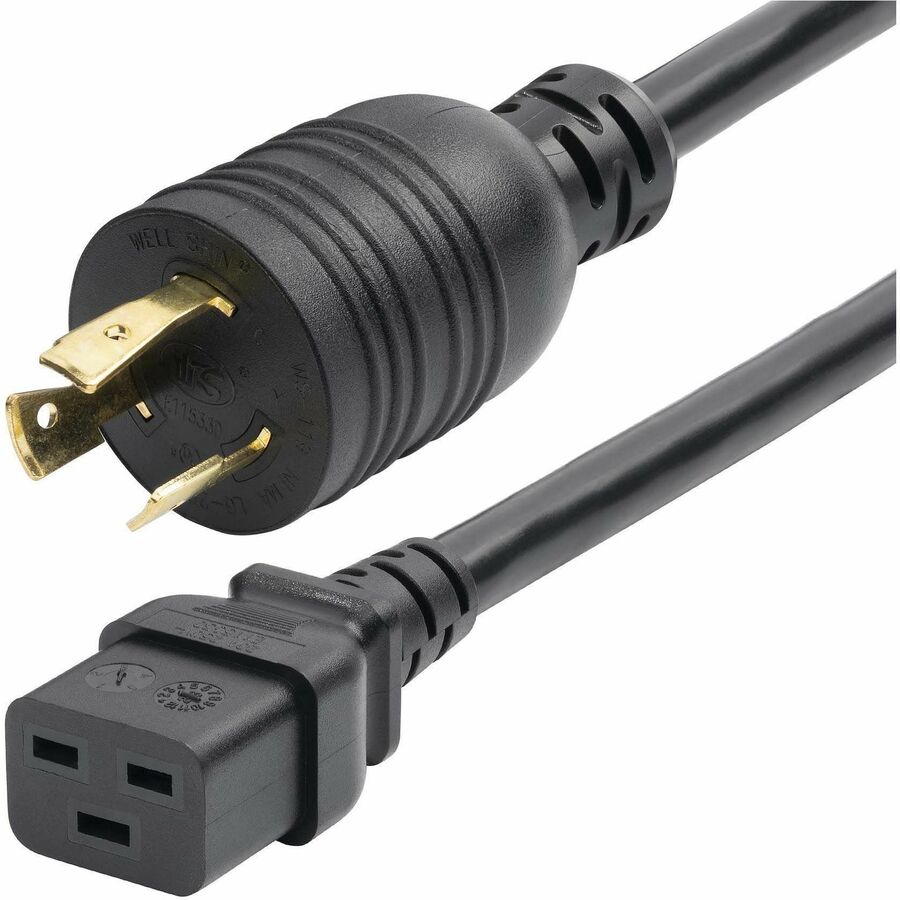 StarTech.com 6ft (1.8m) Heavy Duty Power Cord Twist-Lock NEMA L6-20P to IEC 60320 C19 20A