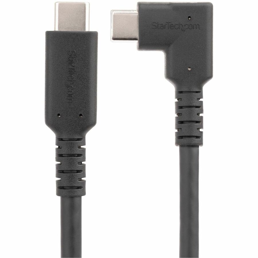 StarTech.com 6ft (2m) Rugged Right Angle USB-C Cable, USB 3.2 Gen 1 (5 Gbps), USB C to C