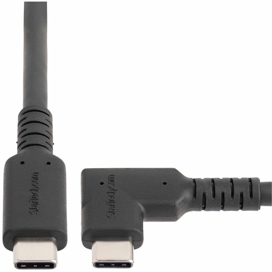 StarTech.com 6ft (2m) Rugged Right Angle USB-C Cable, USB 3.2 Gen 1 (5 Gbps), USB C to C
