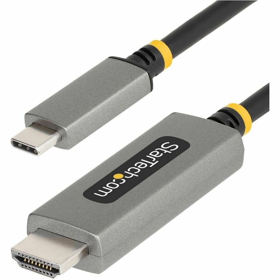 StarTech.com 6ft (2m) USB-C to HDMI Adapter Cable, 8K 60Hz, 4K 144Hz, HDR10, USB Type-C