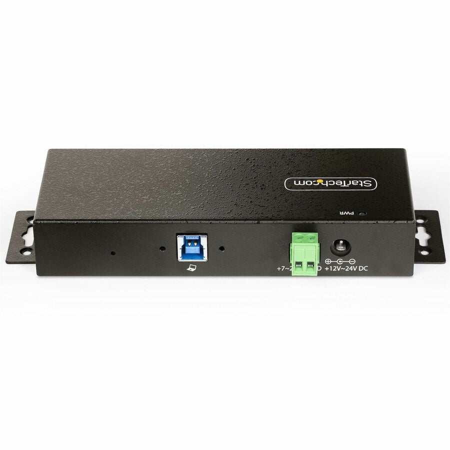 StarTech.com 7-Port Managed USB Hub, Heavy Duty Metal Industrial Housing, ESD & Surge