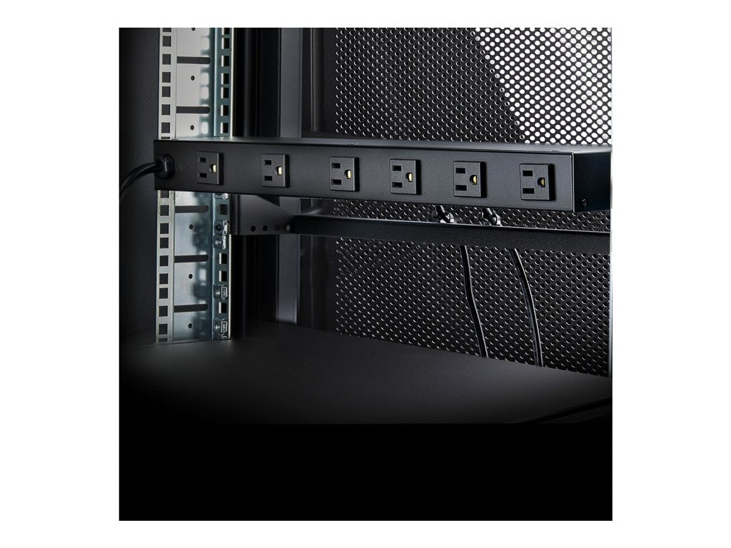 StarTech.com 8-Outlet Rack Mount Metered PDU, 1U Server Power Strip, TAA - Power distribution unit (rack-mountable) - AC 120 8NM8-RACK-MOUNT-PDU