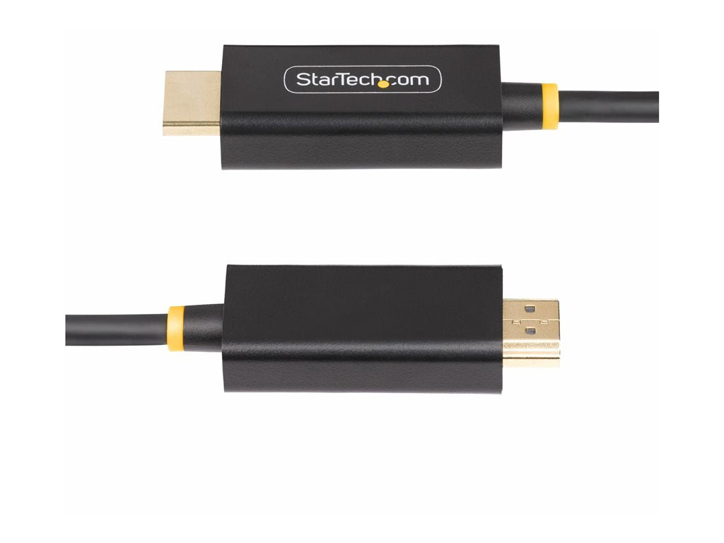 StarTech.com 9.8ft (3m) DisplayPort to HDMI Adapter Cable, 4K 60Hz with HDR, DP to HDMI 2.0b, Active Video Converter, DisplayPort 10F-DP-HDMI-4K60-HDR