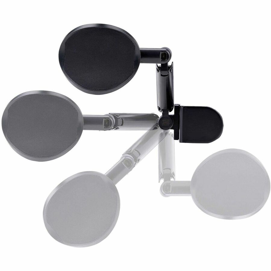 StarTech.com Adjustable Arm Rest for Office Desk, Ergonomic Arm/Elbow Support, 360-Degree 1AHC-DESK-ARM-REST