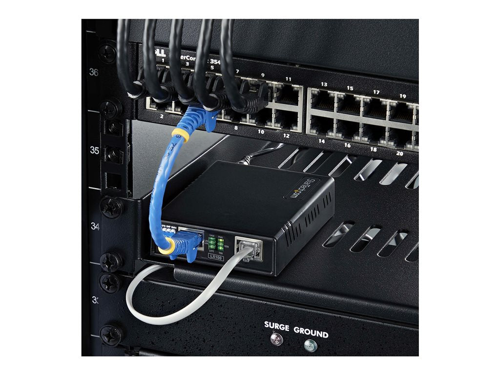 StarTech.com Ethernet Extender Kit, Up to 0.5mi (800m), Ethernet Booster - Short-haul modem - 100Mb LAN - 10Base-T, 100Base-TX C2-ETHERNET-EXTENDER