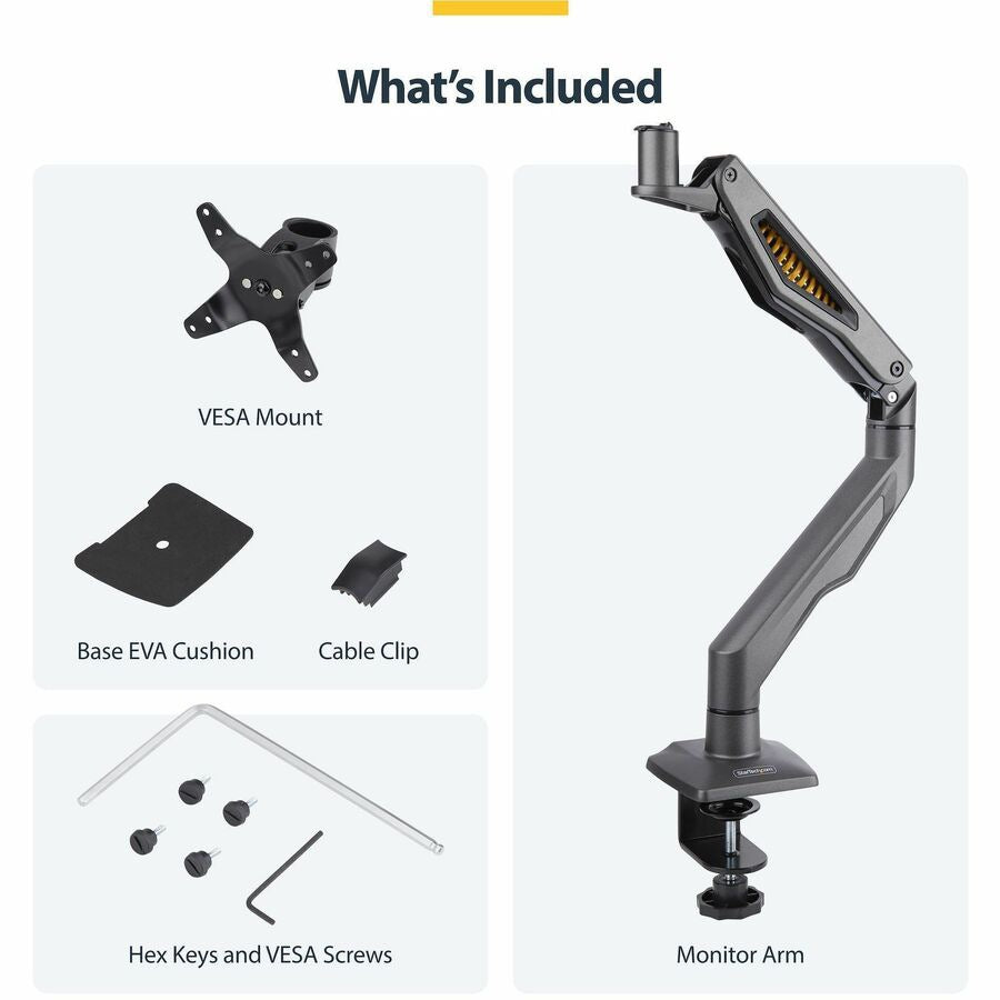 StarTech.com H1M1AG2 Single Monitor Desk Mount Arm