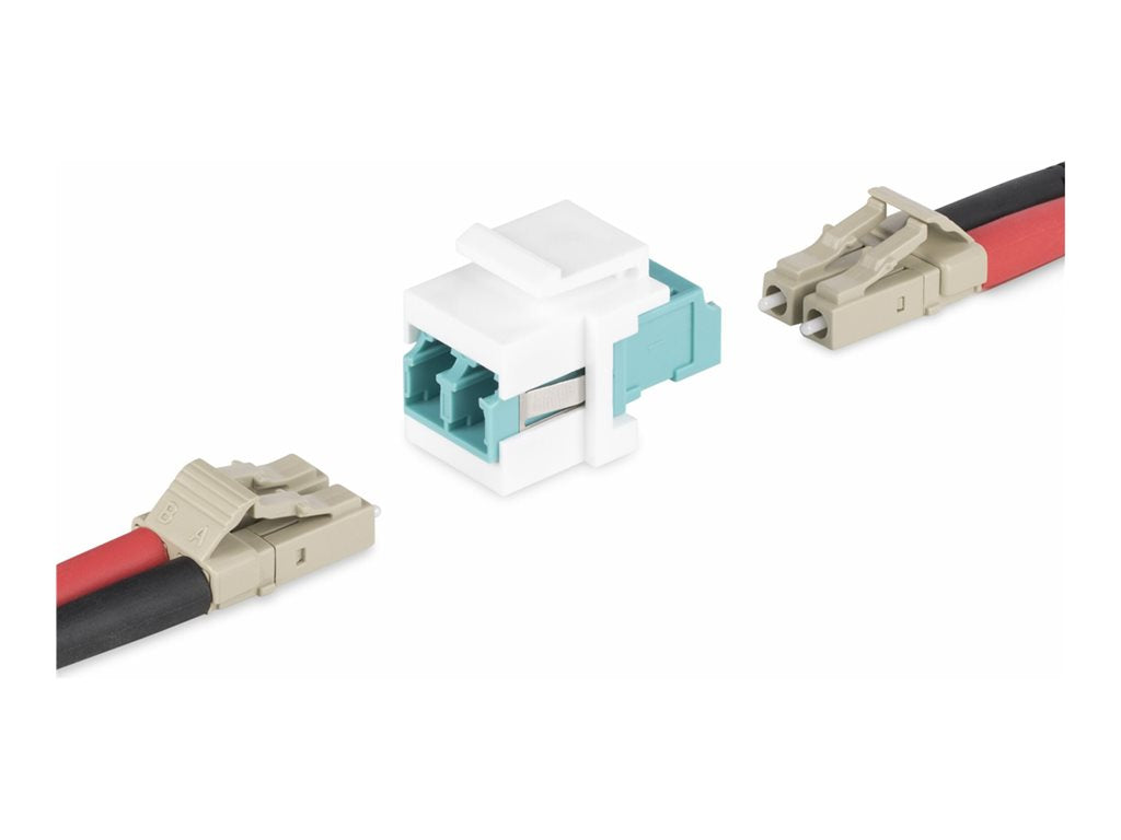 StarTech.com LC to LC Coupler, LC Fiber Coupler, LC/UPC Keystone Jack, Fiber Optic LC Keystone Coupler for Patch Panel - LC to DMFKSLCLCCOUPLER